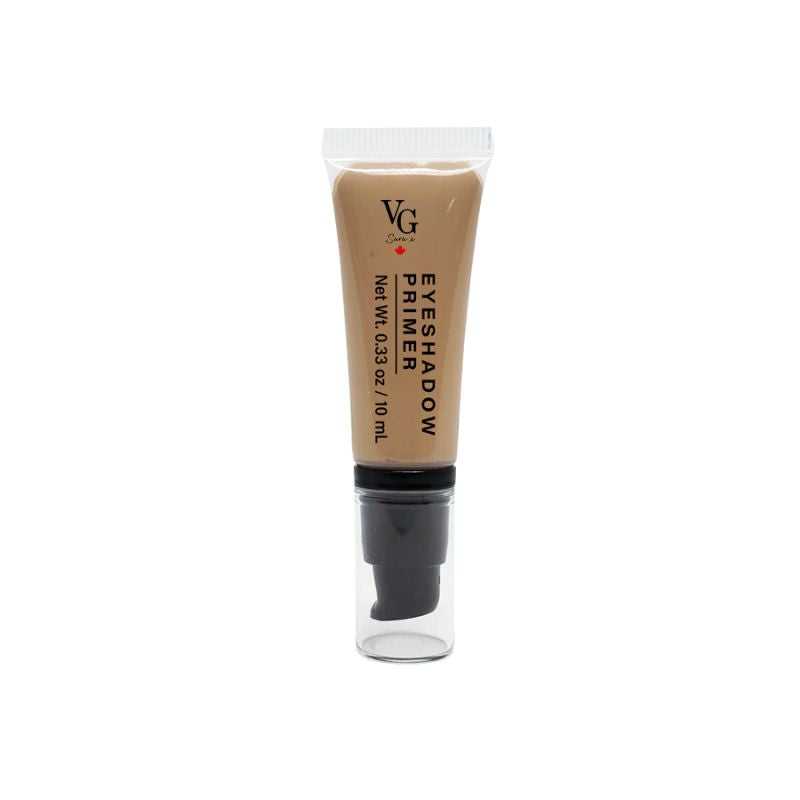 A tube of eyeshadow primer with logo VG Sara x
