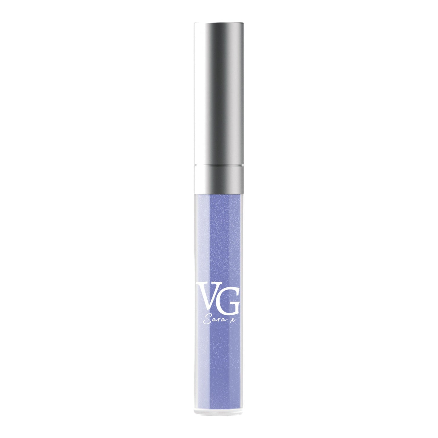 Close-up of Galactic Lip Gloss with Cosmic Glow label