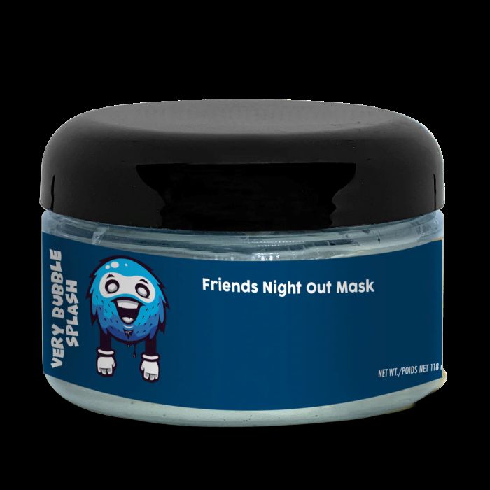 A blue container the face mask for kids of blueberries fragrance