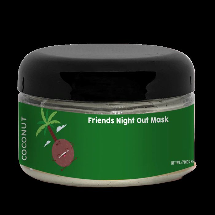 A container the face mask for kids of coconut shade