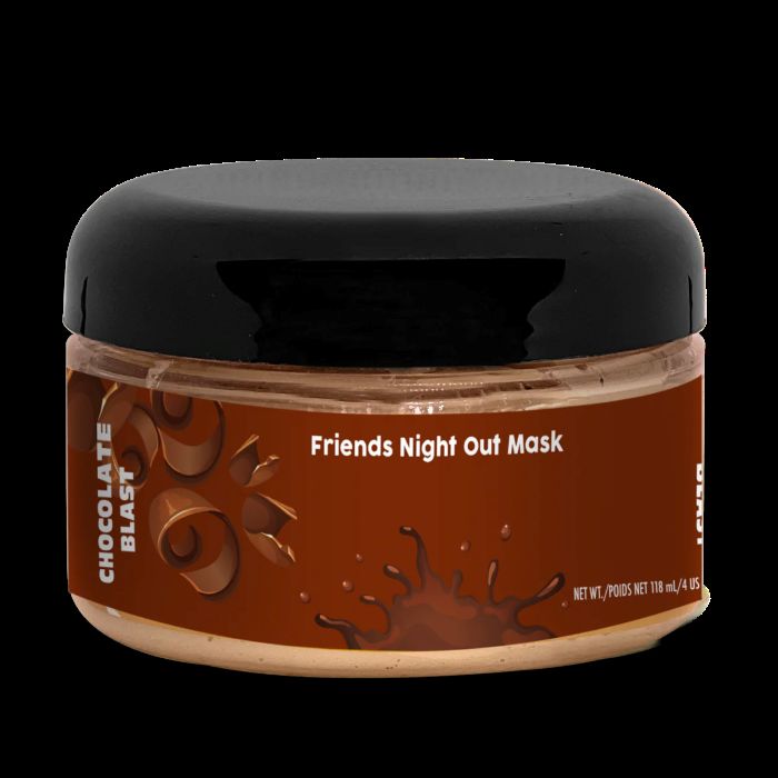 A container the face mask for kids of chocolate fragrance