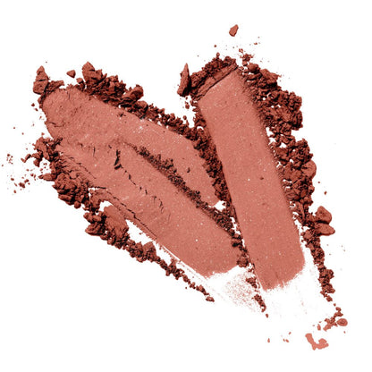 swatch of a vegan talc-free No Shame sparkling refill illustrated on a white canvas