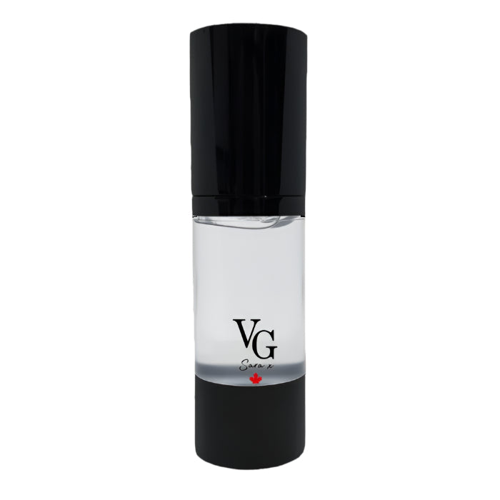 bottle of face makeup primer wiht a logo
