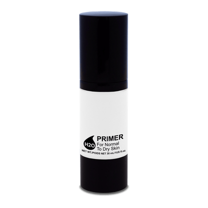 bottle of primer H2O showing the poid net 