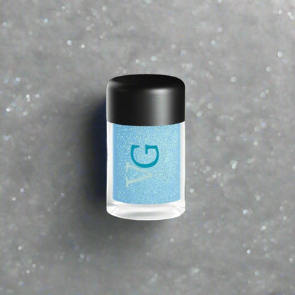 Cruelty-Free Mineral Stardust Glitter with a blue brand logo on its bottle