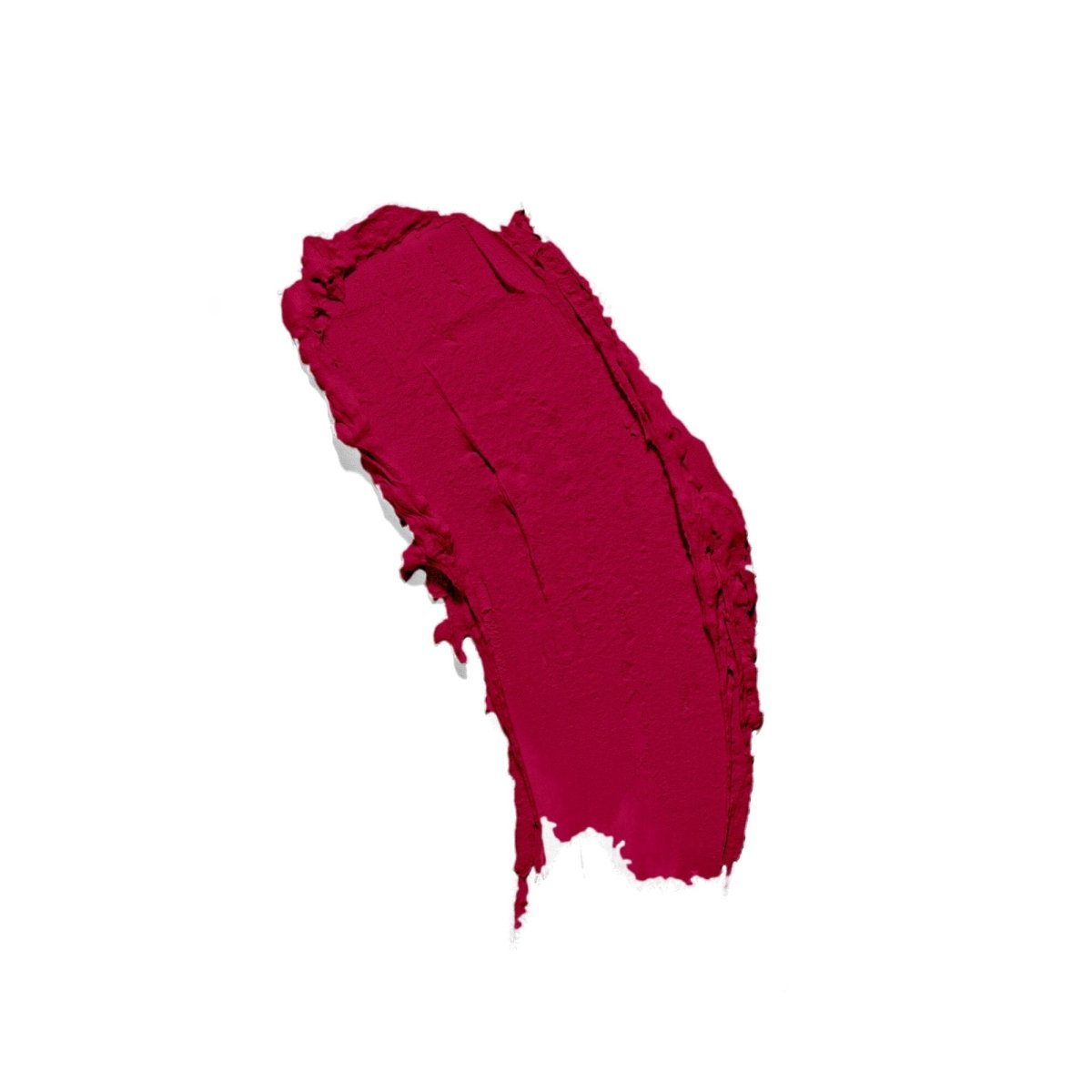 Earthy red matte lipstick, environmentally safe, on white